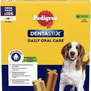 PED DENTASTIX MEDIUM MULTIPACK x105
