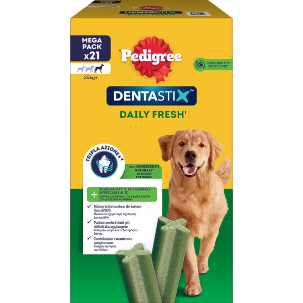 PED DENTASTIX FRESH LARGE MULTIPACK x21