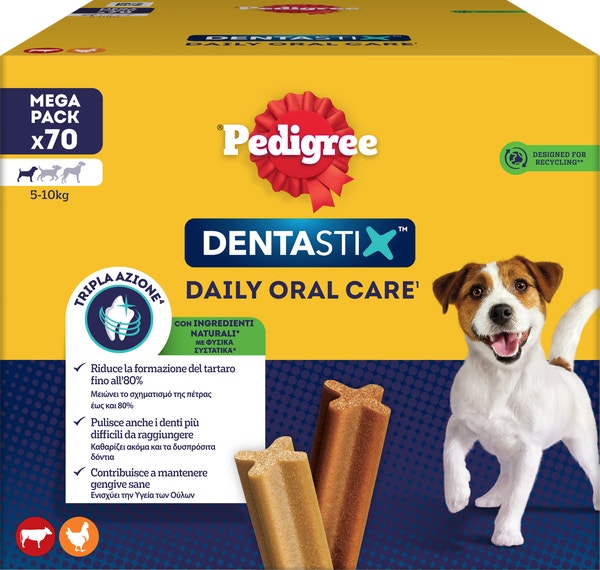 PED DENTASTIX SMALL MULTIPACK x70