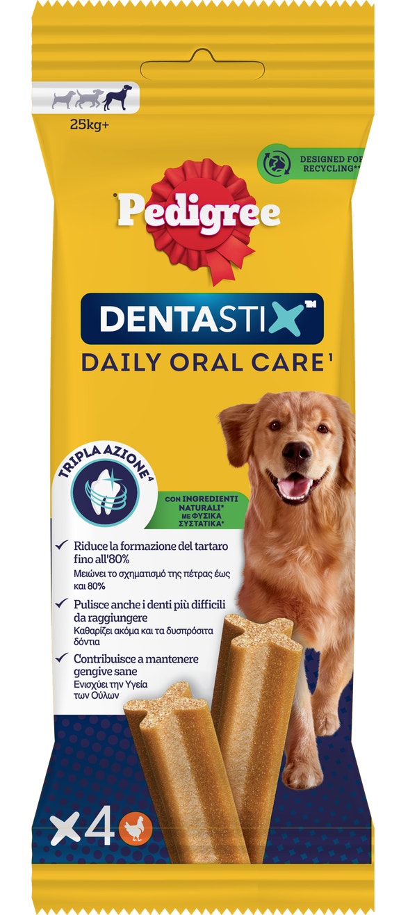 PED DENTASTIX SINGLE LARGE x4 154g - BOP- FOP