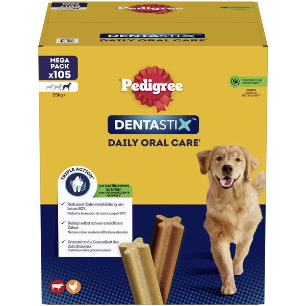 PED DENTASTIX LARGE MULTIPACK x105